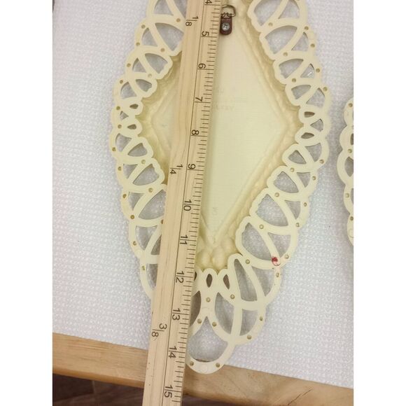 Vintage 1970s Bowman plastic wall hangings floral - Picture 7 of 8